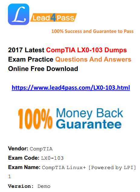 LX0-103 dumps