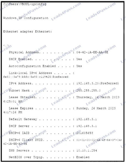 CCNA 200-301 online Practice Questions 28