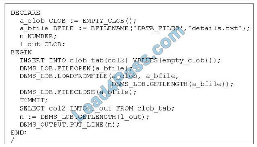 [2021.4] lead4pass 1z0-148 practice test q5